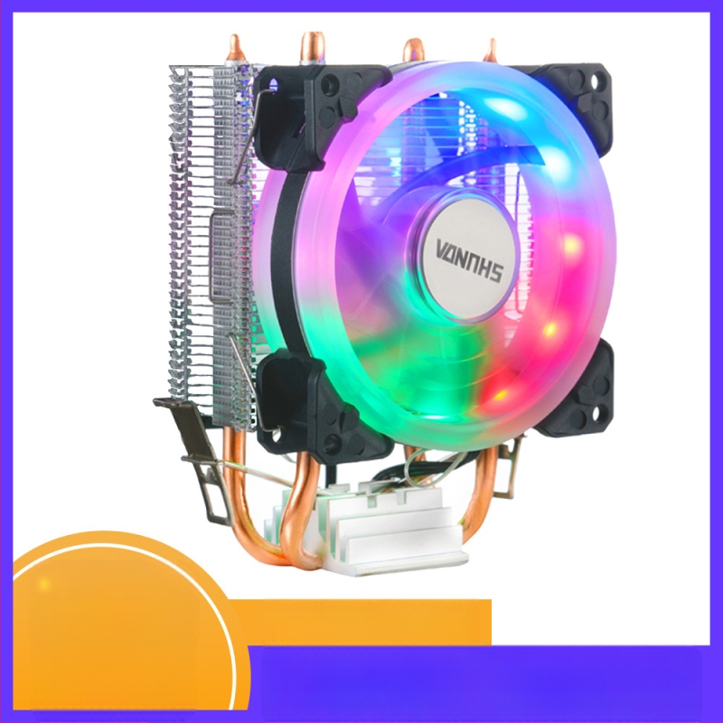 CPU ψύκτης με RGB φωτισμό (6 σωλήνες θερμότητας, συγκόλληση χαλκού-αλουμινίου, 600–1800 rpm, 40 dBA)