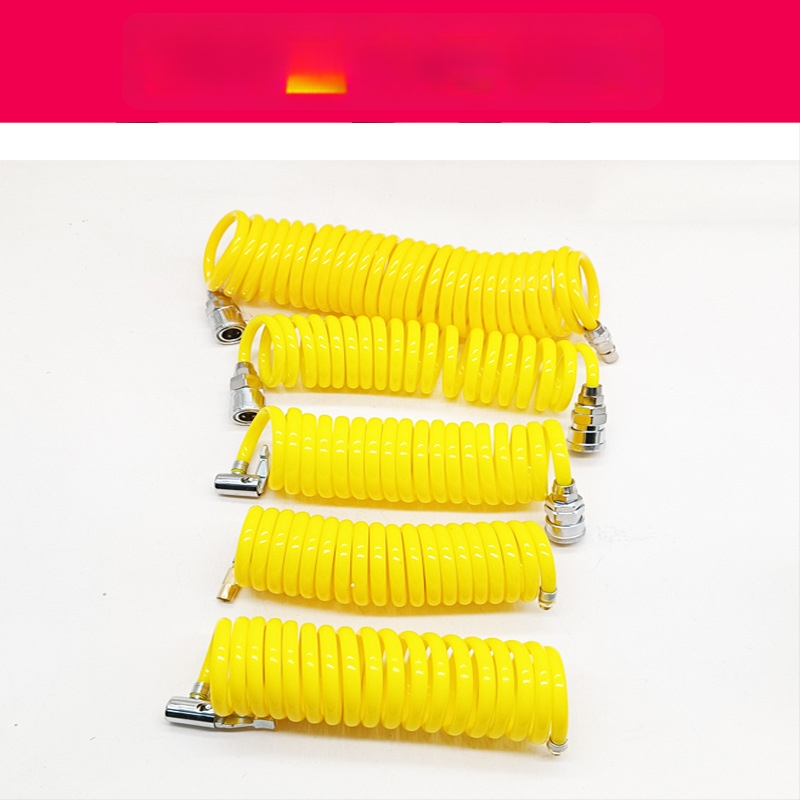 Automobilska pumpa za zrak s produžnim crijevom - jedan cilindar, 120W, 45 L/min, plastika + metal, USB punjenje