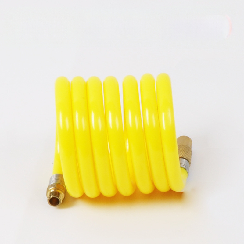 Automobilska pumpa za zrak s produžnim crijevom - jedan cilindar, 120W, 45 L/min, plastika + metal, USB punjenje