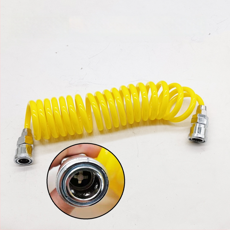 Automobilska pumpa za zrak s produžnim crijevom - jedan cilindar, 120W, 45 L/min, plastika + metal, USB punjenje