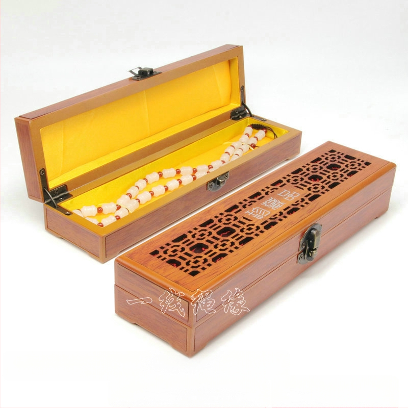 Fából készült ékszerdoboz karkötők és nyakláncok számára — exkluzív bemutató doboz, Aolan Jewelry