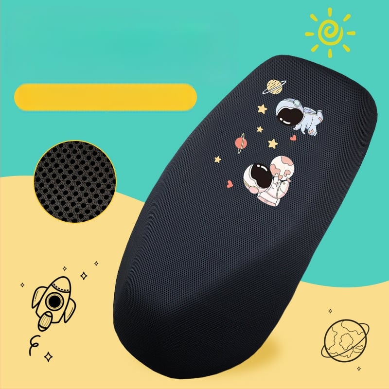 Калъф за седалка на електрическо превозно средство, мрежеста защита от слънцето, найлонова материя, термоизолация и дишане, водоустойчив