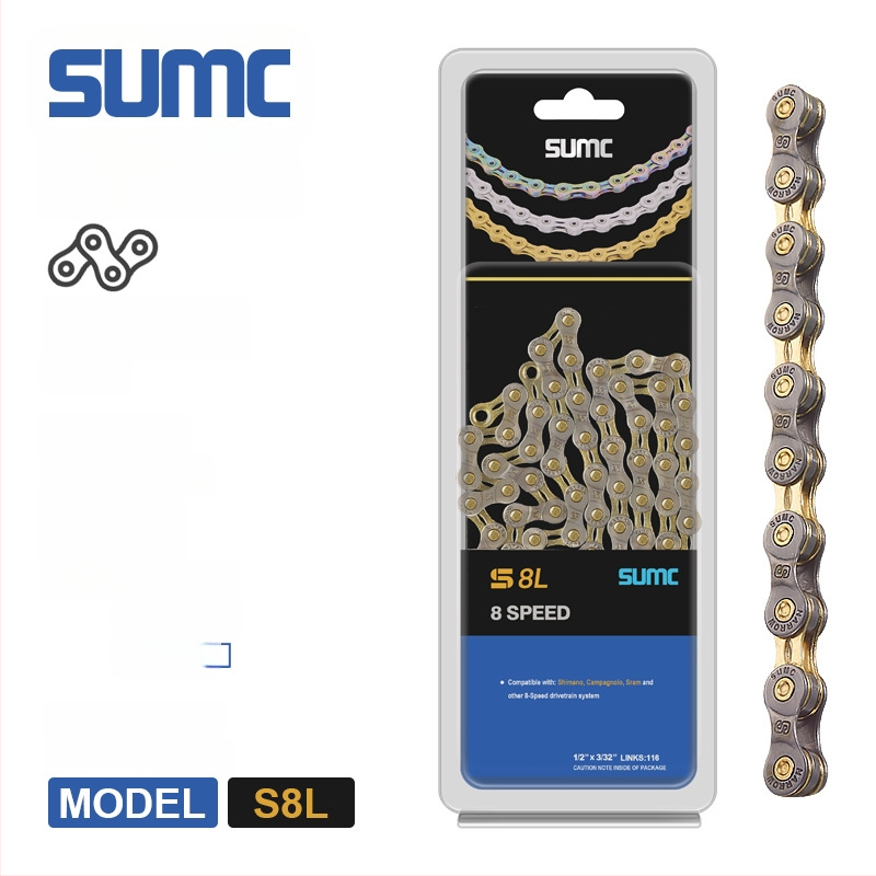 Αλυσίδα ποδηλάτου — 8-13 ταχύτητες, πλήρης σειρά, χάλυβας υψηλού άνθρακα, Pitch: 0