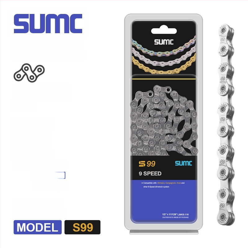 Αλυσίδα ποδηλάτου — 8-13 ταχύτητες, πλήρης σειρά, χάλυβας υψηλού άνθρακα, Pitch: 0