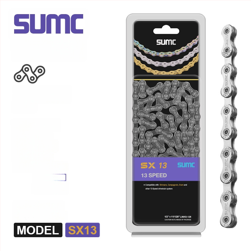 Αλυσίδα ποδηλάτου — 8-13 ταχύτητες, πλήρης σειρά, χάλυβας υψηλού άνθρακα, Pitch: 0