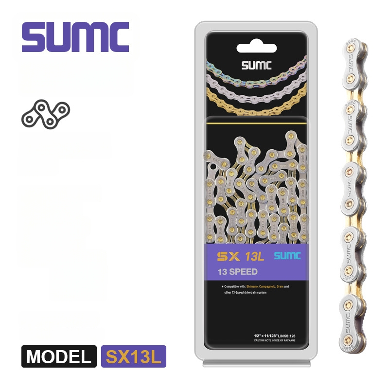 Αλυσίδα ποδηλάτου — 8-13 ταχύτητες, πλήρης σειρά, χάλυβας υψηλού άνθρακα, Pitch: 0