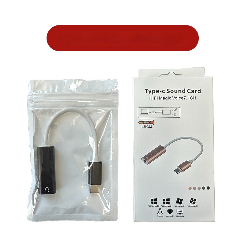 Type-C USB към 3.5 мм цифров аудио адаптер с алуминиев корпус за смартфони и компютри (модел HFR023)