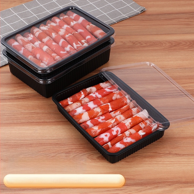 Кутия за месо за замразяване – PET материал, с капак, 0,1 мм стенна дебелина, модел Meat Box от Box Horse