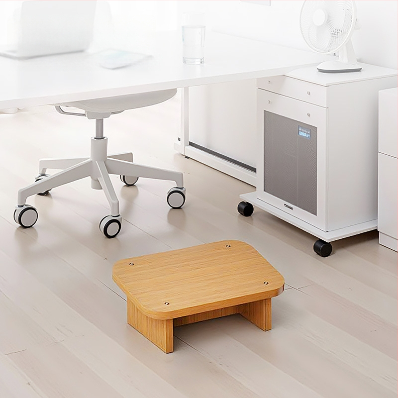 Irodai lábtámasz az asztal alatt – Egyszerű modern stílus, mesterséges lemez alapanyag, Model Footrest, Gyerekeknek és felnőtteknek megfelelő