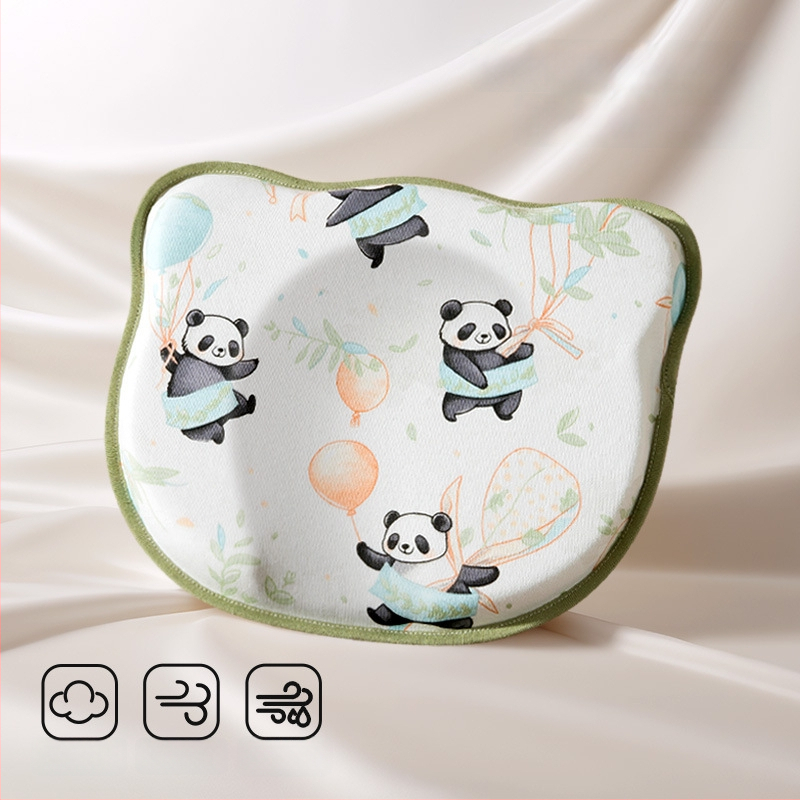 Μαξιλάρι διαμόρφωσης κεφαλιού νεογέννητου - διόρθωση σχήματος κεφαλιού, πρόληψη πλακέ κεφαλής, 0-6 μηνών, 100% βαμβάκι