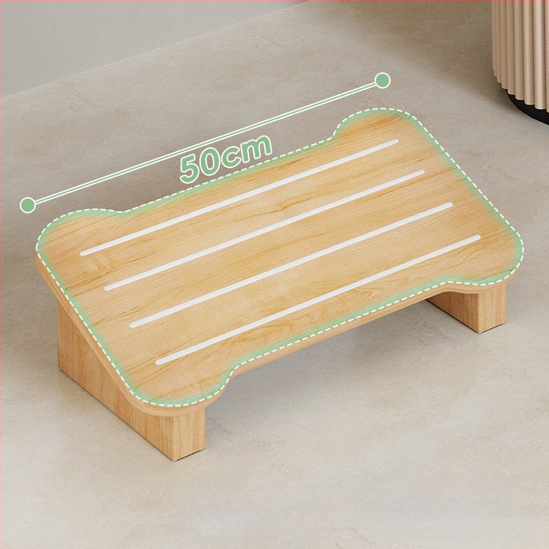 Fából készült lábtámasz az asztal alatt — modern minimalist stílus, többsfunkciós, beltéri használatra