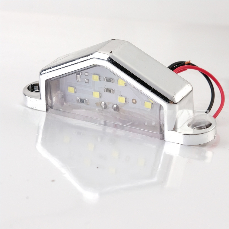 Φωτιστικό LED για πινακίδα κυκλοφορίας – καθολική συμβατότητα, 12–24V, 10W, ζωή 50.000 ωρών, 0,2 A ρεύματος