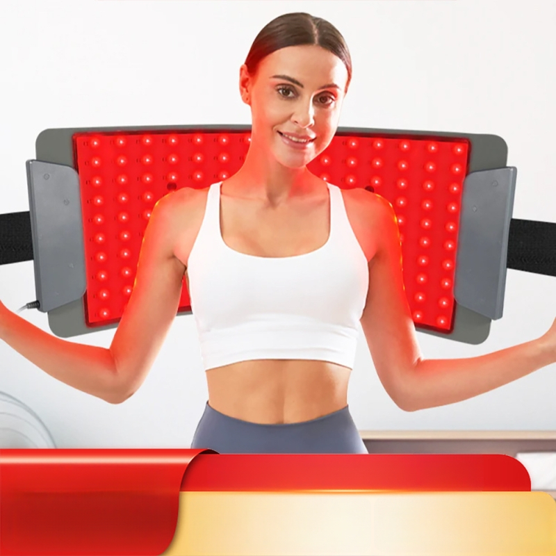 Dispozitiv LED pentru terapie cu lumină roșie pentru uz casnic — Panou din silicon, portabil, dispozitiv pentru mască facială, IPX0