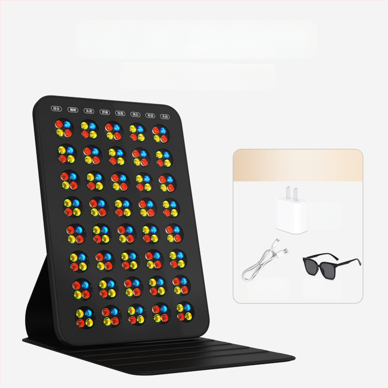 Dispozitiv LED pentru tratament facial cu lumină albastră și roșie, pentru uz casnic, portabil, baterie 2000–4000mAh încorporată, IPX4 rezistent la apă, albire și rejuvenare a pielii