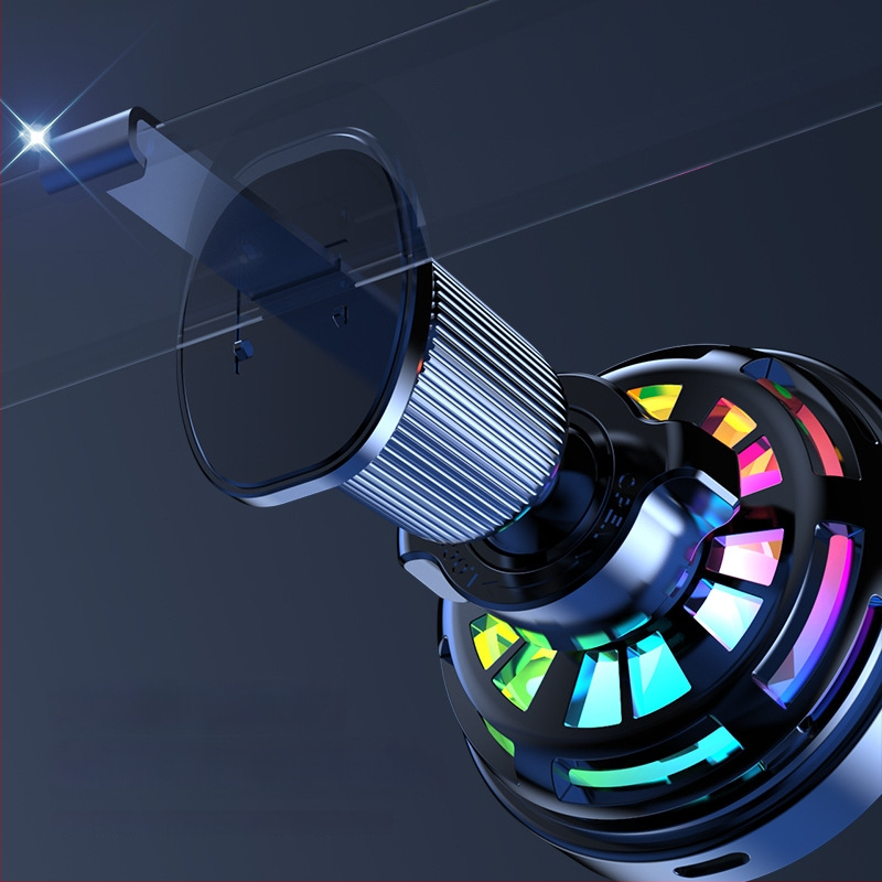 Държач за телефон за въздушен вентил с навигация, безжично зареждане, 15W, универсален за автомобил, вакуумен монтаж, минималистичен стил