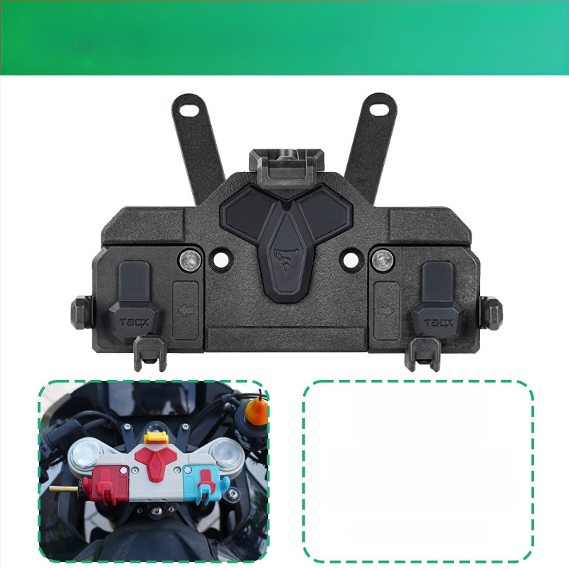 Мотоциклетен държач за телефон с въртяща се навигационна стойка и удароустойчив дизайн