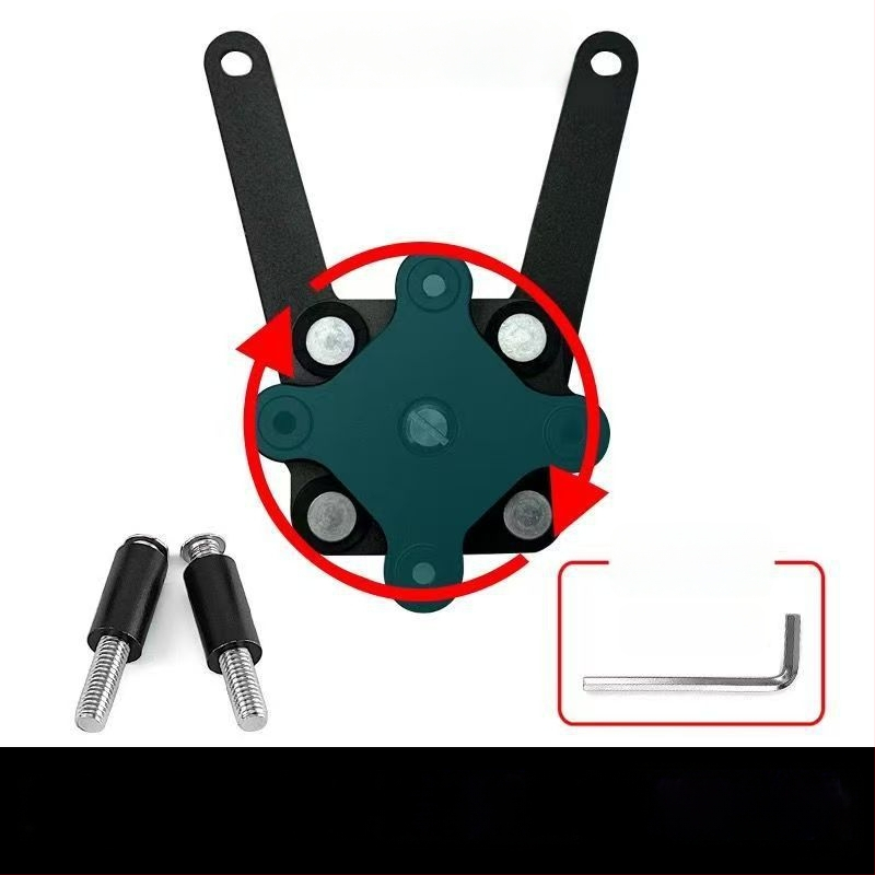 Мотоциклетен държач за телефон с въртяща се навигационна стойка и удароустойчив дизайн