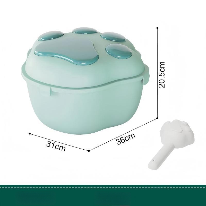 Δοχείο αποθήκευσης τροφίμων για σκύλους και γάτες, υλικό PP, χωρητικότητα 4-6 kg