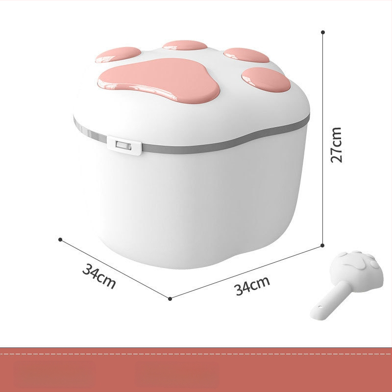 Δοχείο αποθήκευσης τροφίμων για σκύλους και γάτες, υλικό PP, χωρητικότητα 4-6 kg