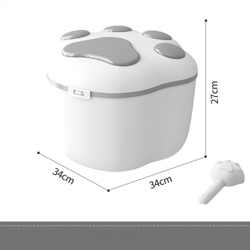 Δοχείο αποθήκευσης τροφίμων για σκύλους και γάτες, υλικό PP, χωρητικότητα 4-6 kg