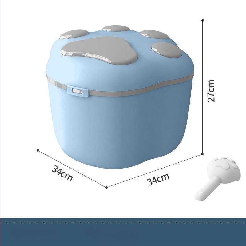 Δοχείο αποθήκευσης τροφίμων για σκύλους και γάτες, υλικό PP, χωρητικότητα 4-6 kg