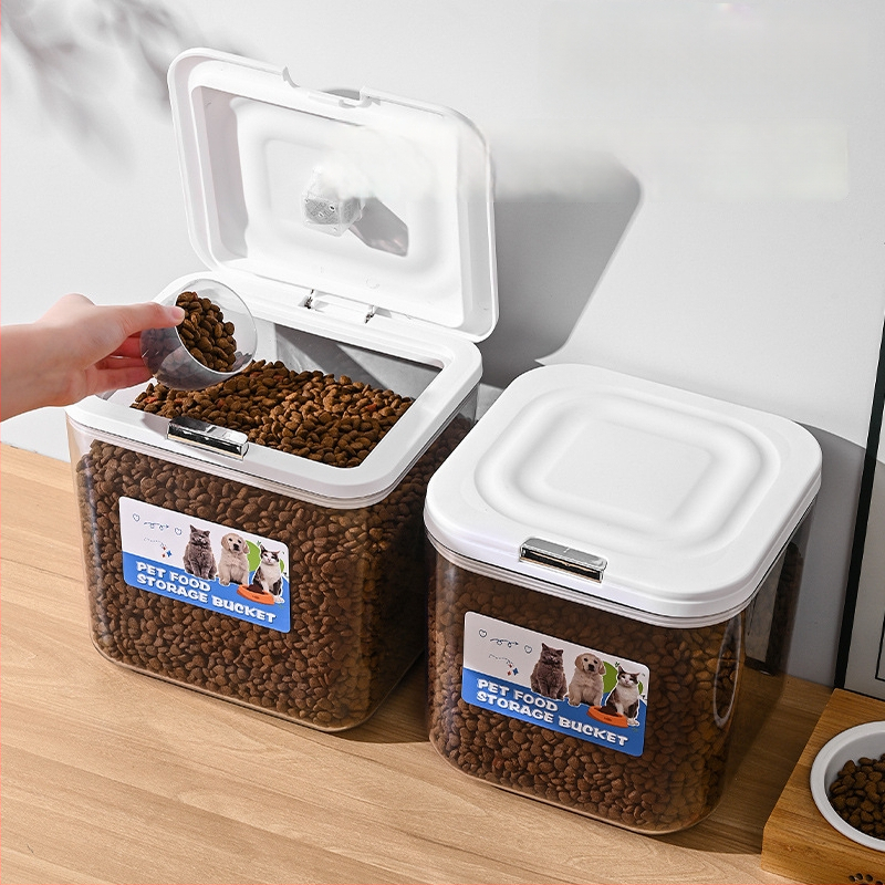 Morino PET δοχείο αποθήκευσης τροφών γάτας και σκύλου – ανθεκτικό στην υγρασία, σφραγισμένο