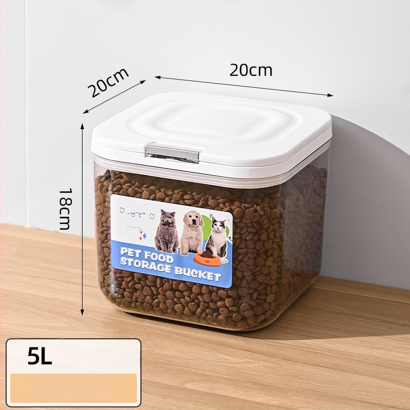 Morino PET δοχείο αποθήκευσης τροφών γάτας και σκύλου – ανθεκτικό στην υγρασία, σφραγισμένο