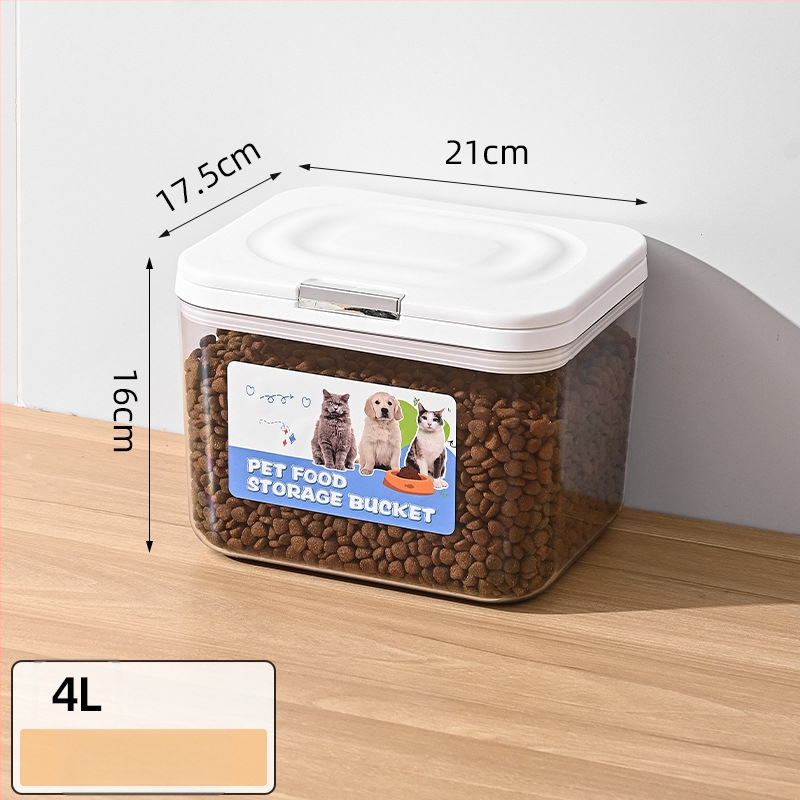 Morino PET δοχείο αποθήκευσης τροφών γάτας και σκύλου – ανθεκτικό στην υγρασία, σφραγισμένο