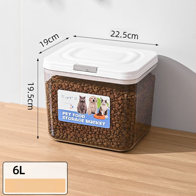 Morino PET δοχείο αποθήκευσης τροφών γάτας και σκύλου – ανθεκτικό στην υγρασία, σφραγισμένο