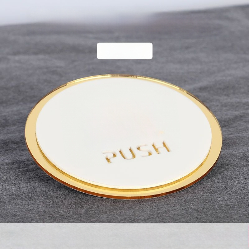 Push-pull 3D üreges akril ajtójelző, kettős rétegű, testreszabható, szállodák, irodák, bevásárlóközpontok