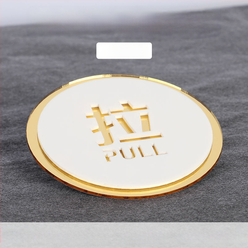 Push-pull 3D üreges akril ajtójelző, kettős rétegű, testreszabható, szállodák, irodák, bevásárlóközpontok