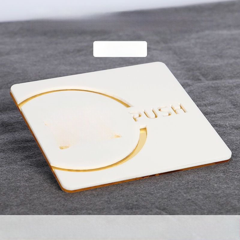 Push-pull 3D üreges akril ajtójelző, kettős rétegű, testreszabható, szállodák, irodák, bevásárlóközpontok