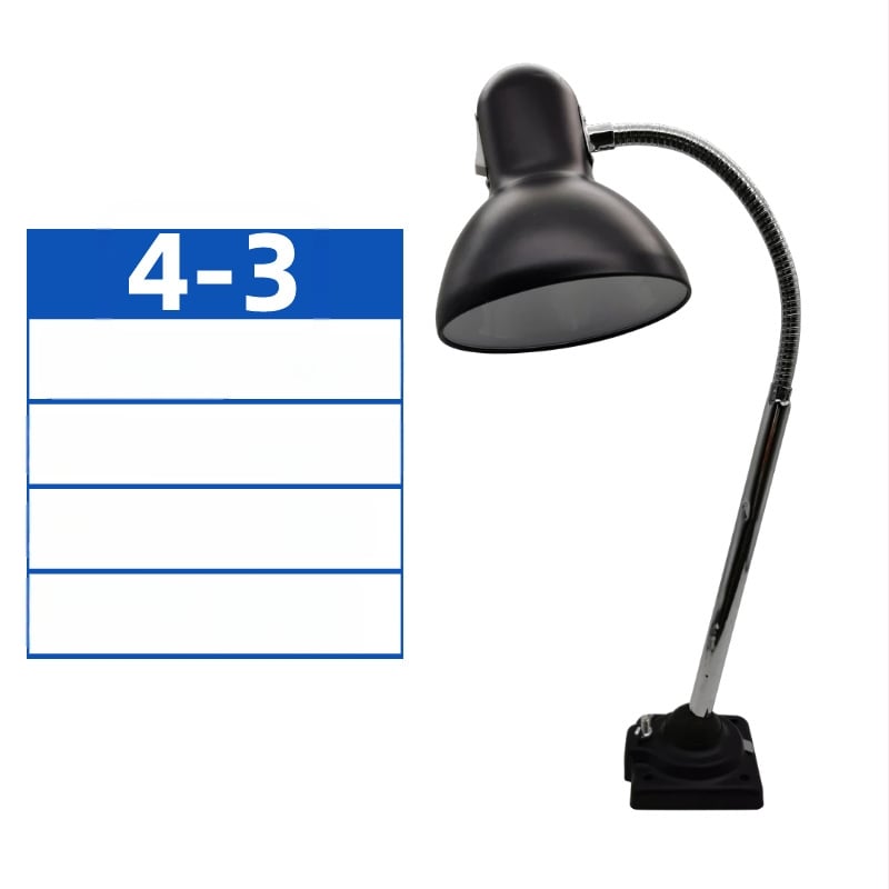 LED munkalámpa gépészeti eszközökhöz, modell 4-1, 24V/36V/220V, E27 aljzattal, csavaros rögzítés