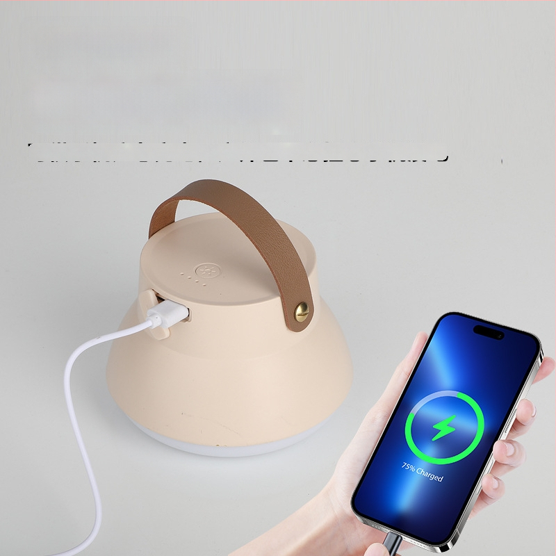 Φωτιστικό LED για κατασκήνωση με κρεμάμενο βραχίονα για σκηνή, επαναφορτιζόμενο, 3.7V, 10W, διακόπτης πατήματος