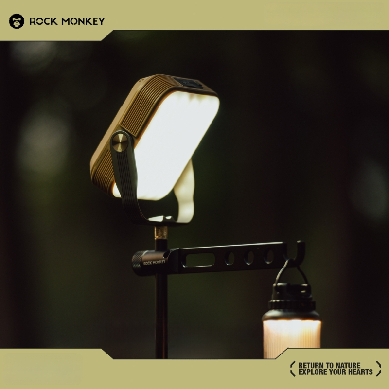 Κάμπινγκ Κύριο Φως ROCK MONKEY, 20000mAh, μαγνητικό φως εργασίας, επαναφορτιζόμενο, λαμπά πυρακτώσεως, διαστάσεις 103×122×37 mm