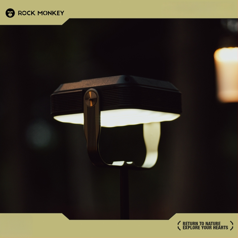 Κάμπινγκ Κύριο Φως ROCK MONKEY, 20000mAh, μαγνητικό φως εργασίας, επαναφορτιζόμενο, λαμπά πυρακτώσεως, διαστάσεις 103×122×37 mm