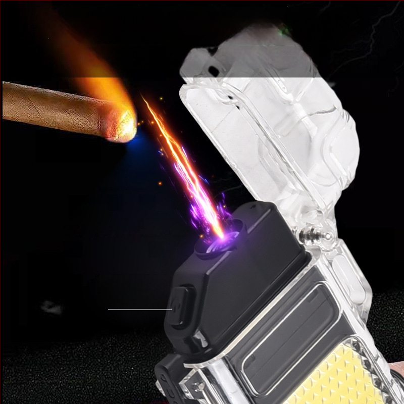 Πολυλειτουργικός φακός με τόξο ανάφλεξης — επαναφορτιζόμενος LED φως κλειδιού, φορητό εργασιακό φως, 2W, μπαταρία πολυμερούς 150 mAh