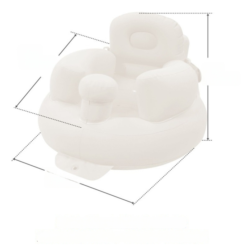 WAIDO felfújható babaszoba kanapé, tanuló ülőke, esésvédő edzőszék, nedves-száraz típus