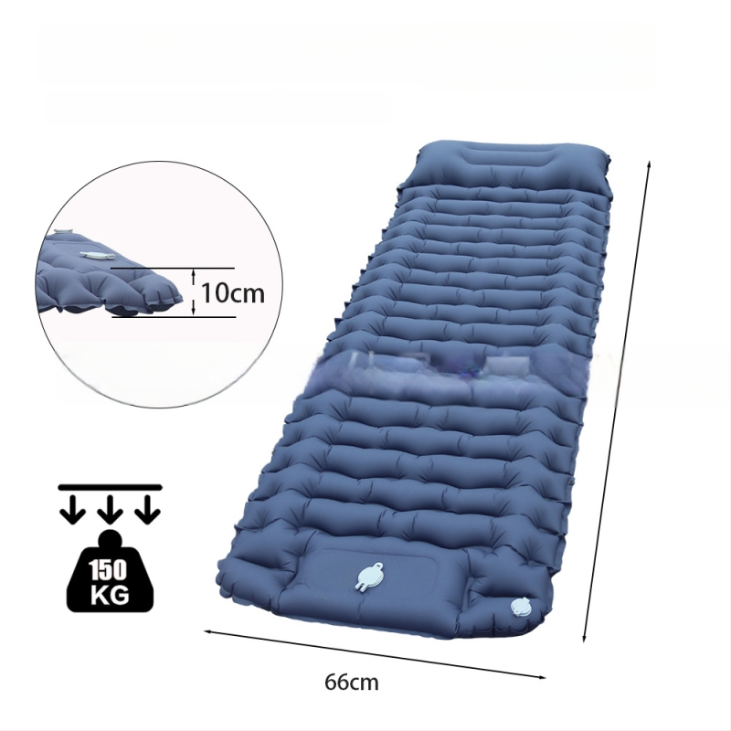 Εξωτερικό ultralight φουσκωτό στρώμα ύπνου, 40D νάιλον TPU, για ένα άτομο, 700 g, χειροκίνητη αντλία