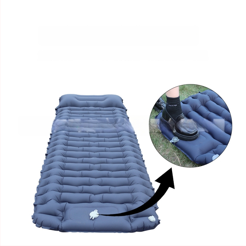 Εξωτερικό ultralight φουσκωτό στρώμα ύπνου, 40D νάιλον TPU, για ένα άτομο, 700 g, χειροκίνητη αντλία