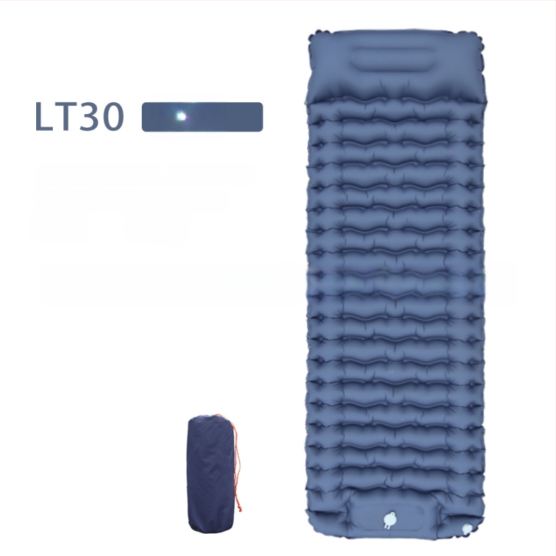 Εξωτερικό ultralight φουσκωτό στρώμα ύπνου, 40D νάιλον TPU, για ένα άτομο, 700 g, χειροκίνητη αντλία