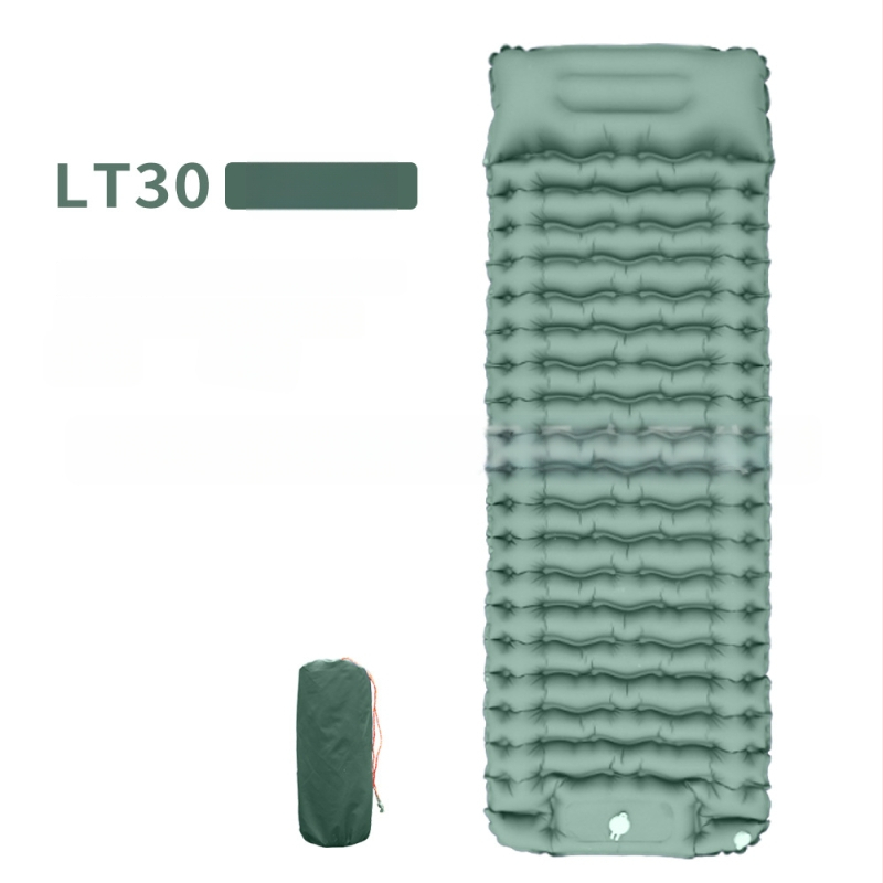 Εξωτερικό ultralight φουσκωτό στρώμα ύπνου, 40D νάιλον TPU, για ένα άτομο, 700 g, χειροκίνητη αντλία