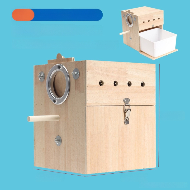 Cutie verticală pentru reproducerea papagalilor cu cuib, din plastic, brand Shengbangrong, model AL, aprovizionare directă transfrontalieră