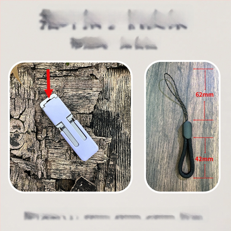 Пръстен държач за телефон, пластмасов, универсален, залепващ гръб