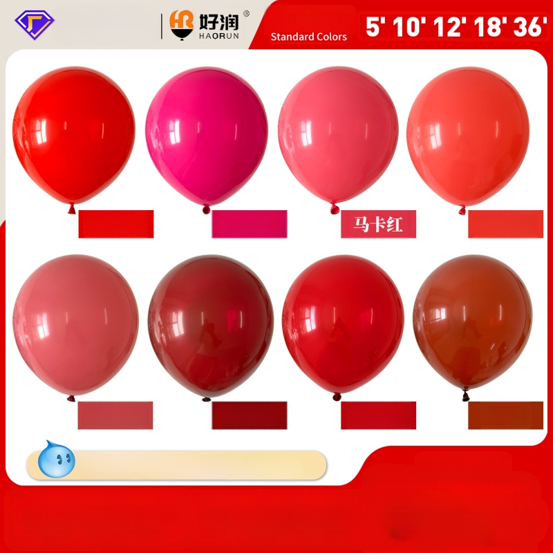 Latex lufi - kerek forma, nyomtatott logó, rajzfilm mintázat