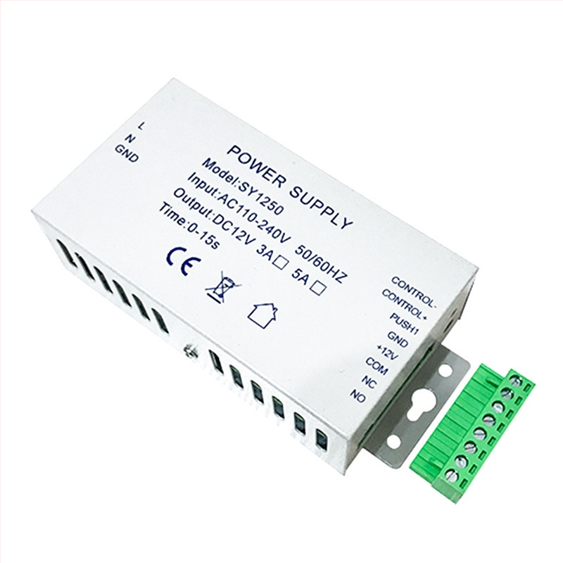 Napajanje za sustav kontrole pristupa, AC/DC modul 12V, modeli P04/05/06, identifikacija prox kartice 0.03, radna temperatura 20°C