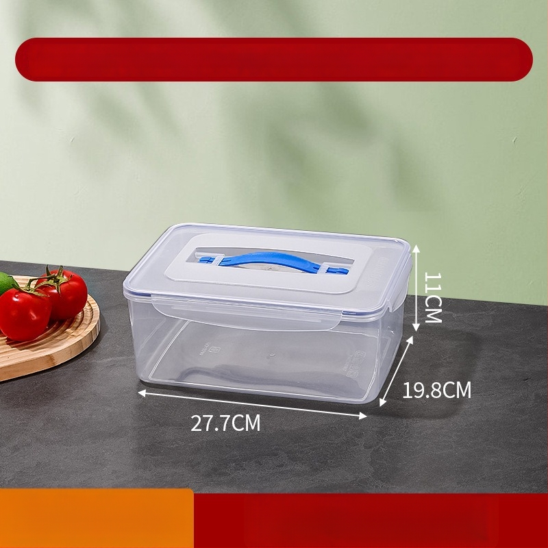 Пластмасова запечатана кутия за хладилник за съхранение на зеленчуци; хранителен клас, термоустойчива и устойчива на замръзване