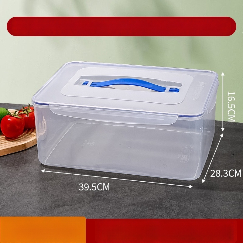 Пластмасова запечатана кутия за хладилник за съхранение на зеленчуци; хранителен клас, термоустойчива и устойчива на замръзване