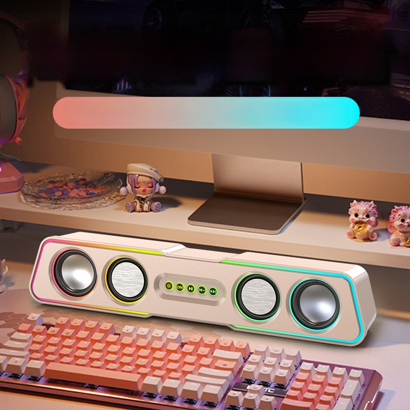 Számítógép hangszórók Q3, 2.1 csatornás, 5W, USB/3,5 mm/Bluetooth 4.0, 40 Hz–20 kHz, SNR ≥75 dB