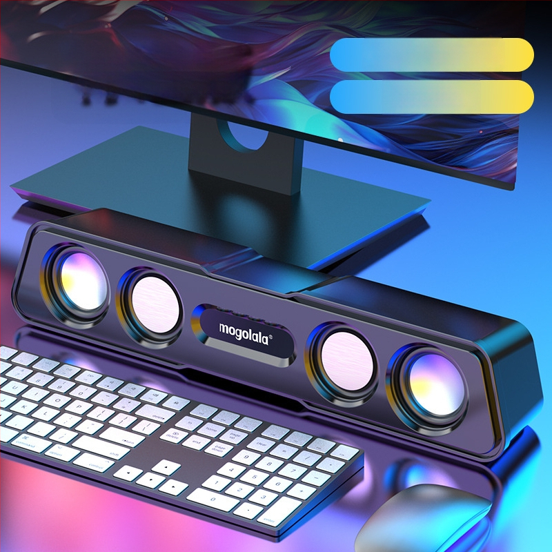 Számítógép hangszórók Q3, 2.1 csatornás, 5W, USB/3,5 mm/Bluetooth 4.0, 40 Hz–20 kHz, SNR ≥75 dB